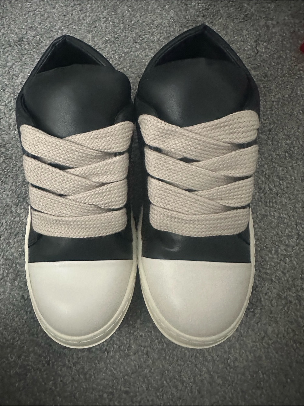 Rick owen jumbo laced sneakers